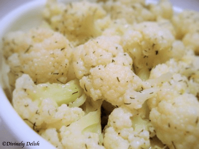 Cauliflower with Herb Vinaigrette Cauliflower with Herb Vinaigrette