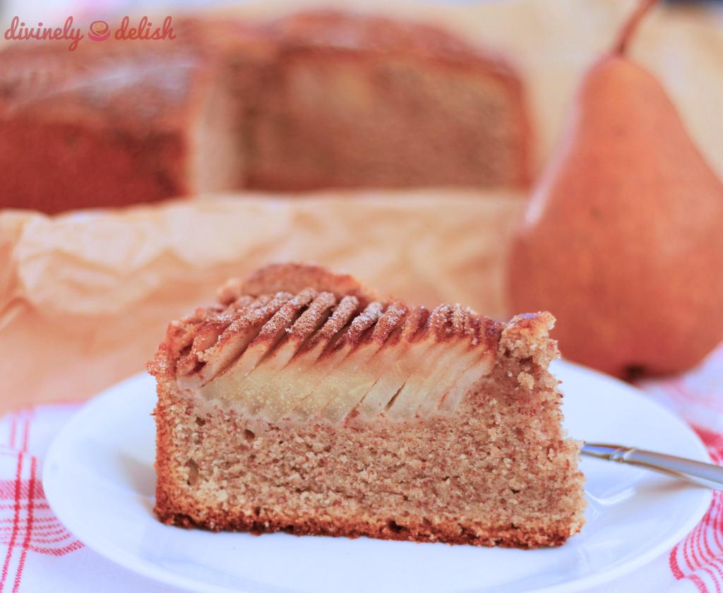 Pear Frangipane Cake