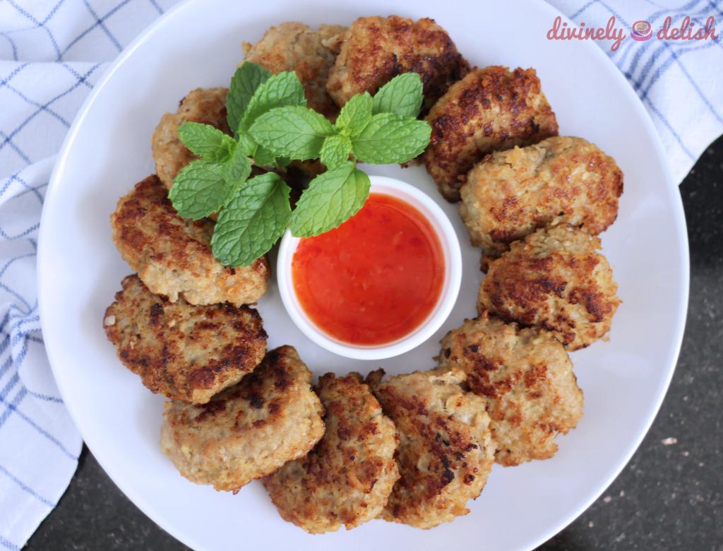 Chinese style meat patties