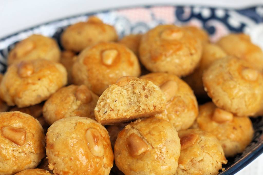 Hazelnut Peanut Butter Cookies