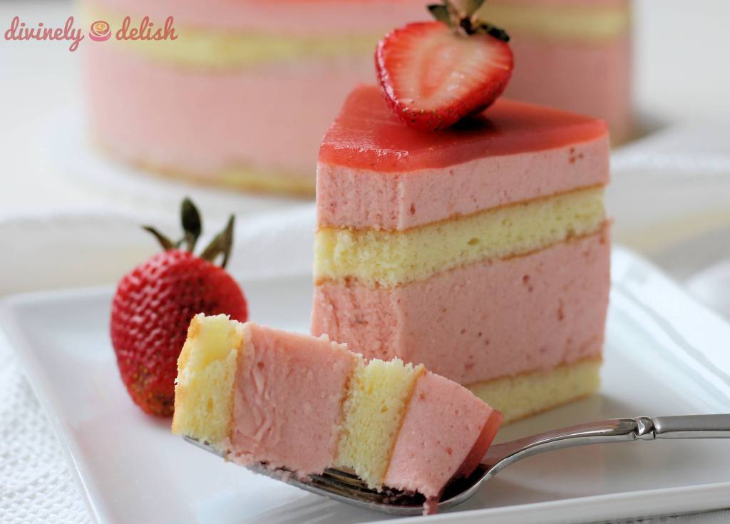 Strawberry Mousse Cake