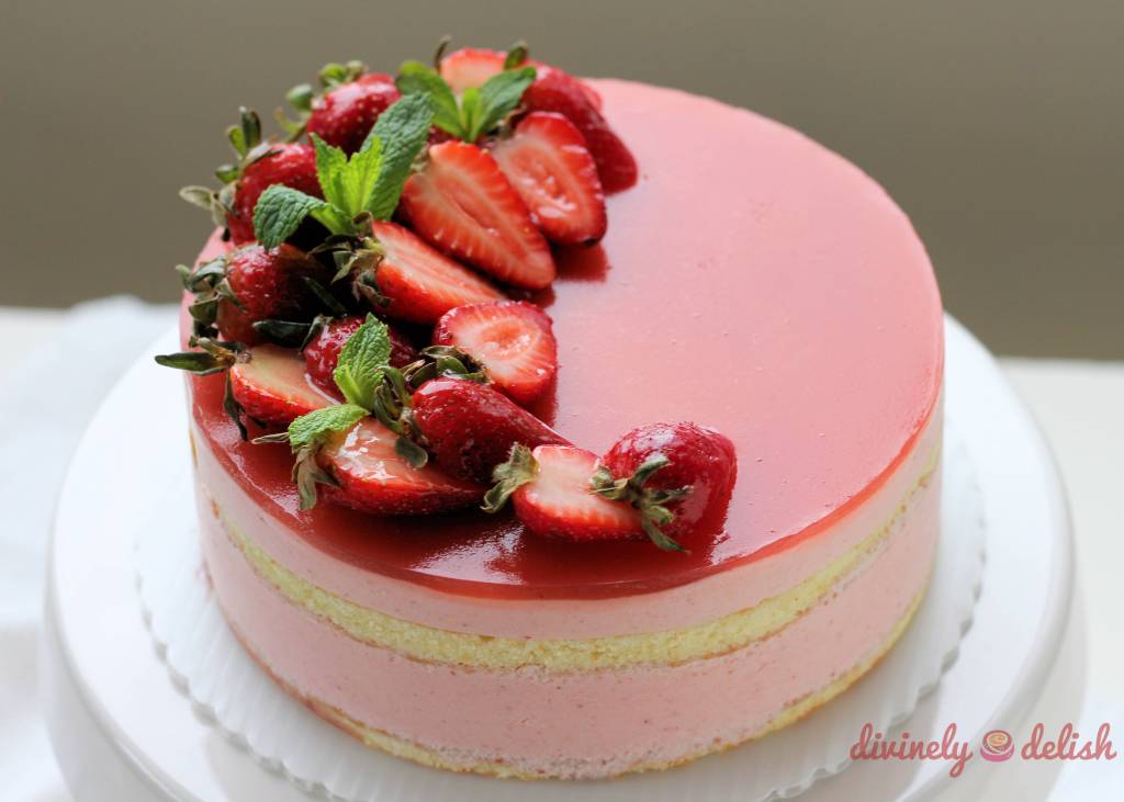 Strawberry Mousse Cake