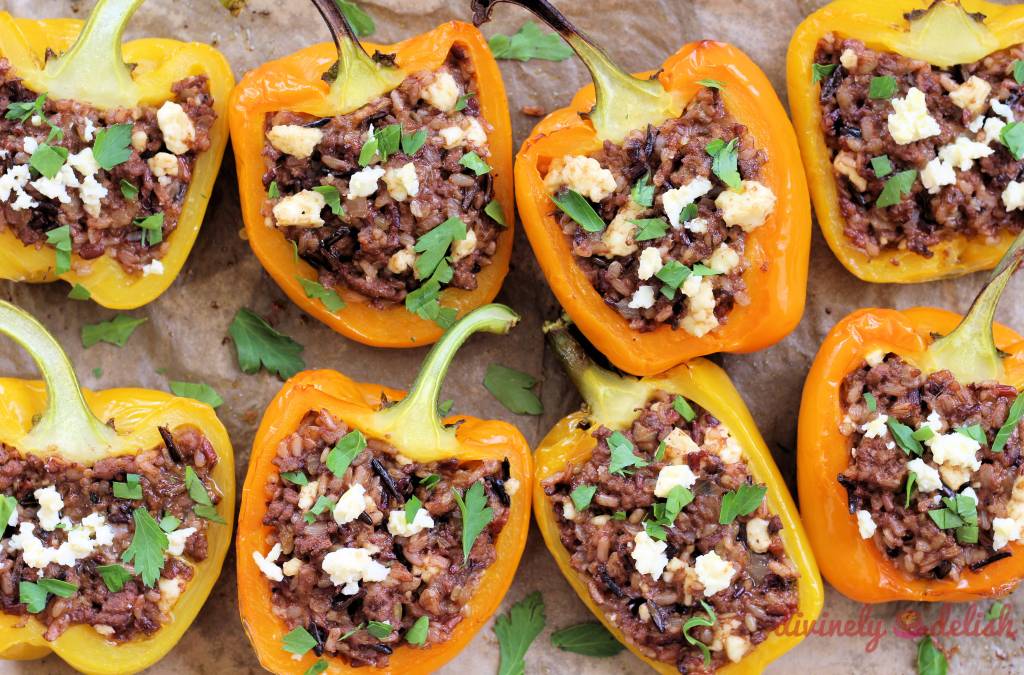 Lamb and Wild Rice Stuffed Peppers Lamb and Wild Rice Stuffed Peppers