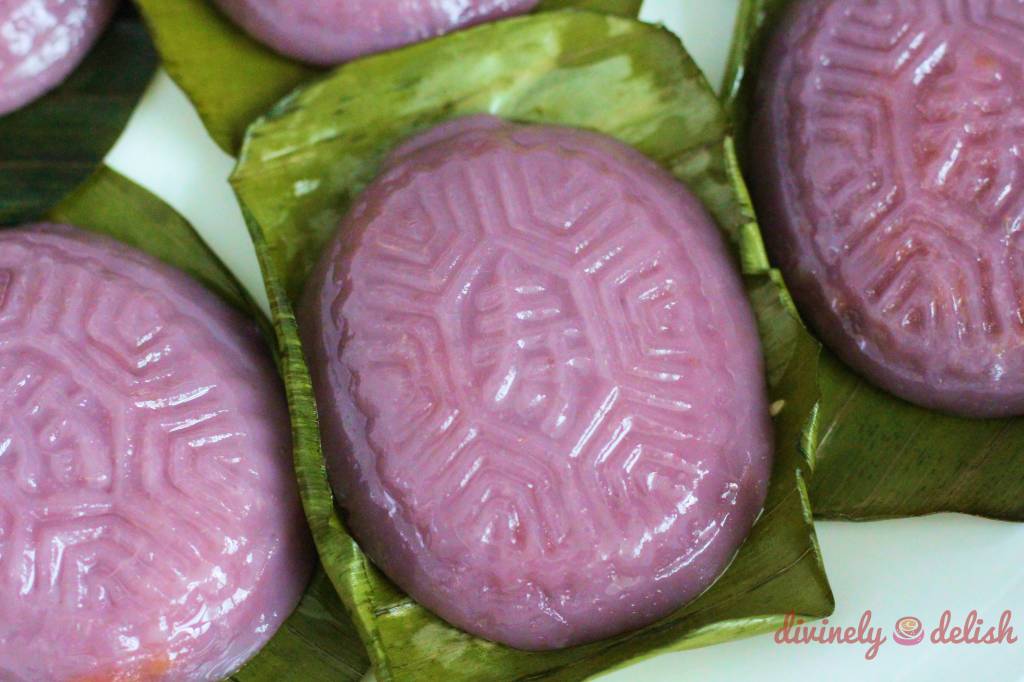Purple Sweet Potato Angku Kuih