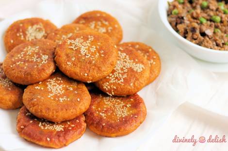 Savoury Fried Pumpkin Mochi