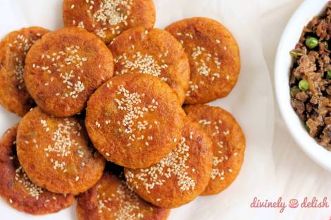 Savoury Fried Pumpkin Mochi