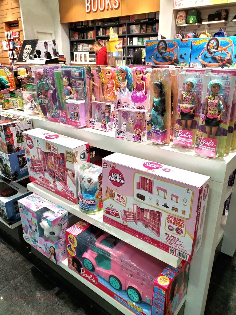 Barbie and Sparkle Girlz dolls at Riyadh airport