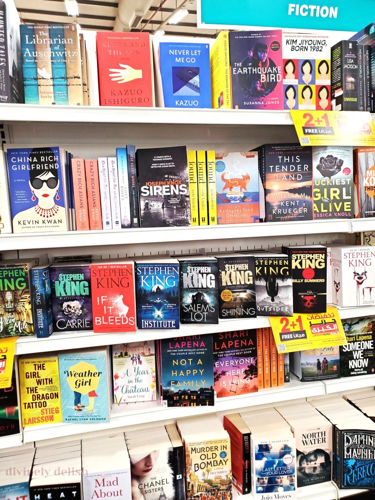 English books at Jarir Bookstore 