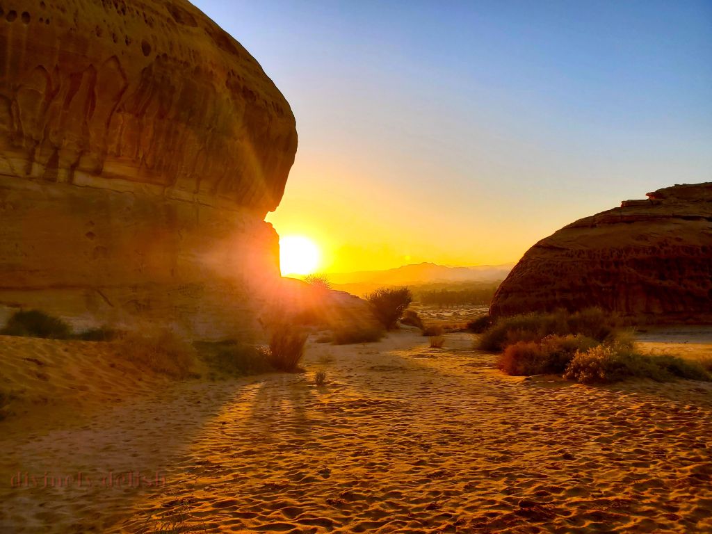 Sunset in AlUla