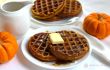Pumpkin Mochi Waffles