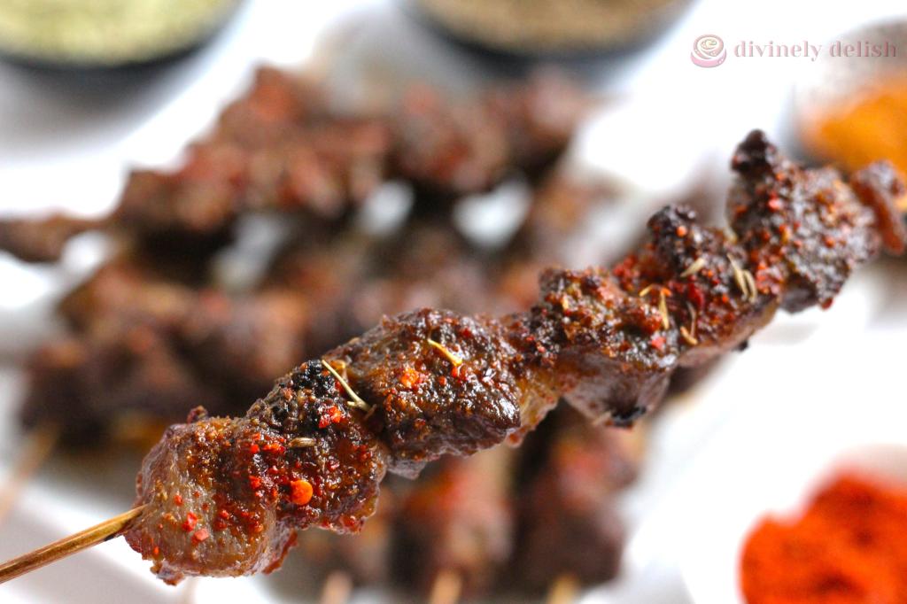 Xinjiang-inspired Cumin Lamb Skewers